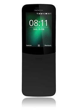 Nokia 8110 4G (2018) Dual-SIM 4GB, Traditional Black