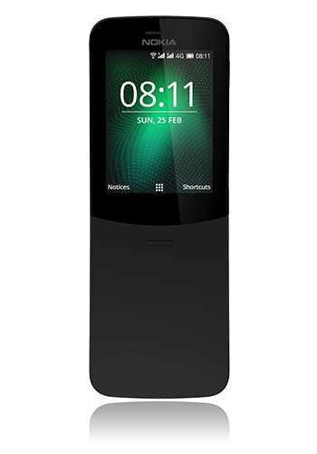 Nokia 8110 4G (2018) Dual-SIM 4GB, Traditional Black