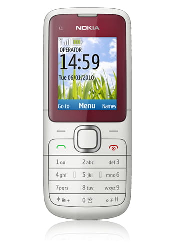 Nokia C1-01 red