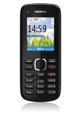 Nokia C1-02 black
