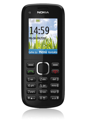 Nokia C1-02 black