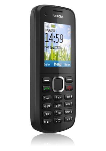 Nokia C1-02 black