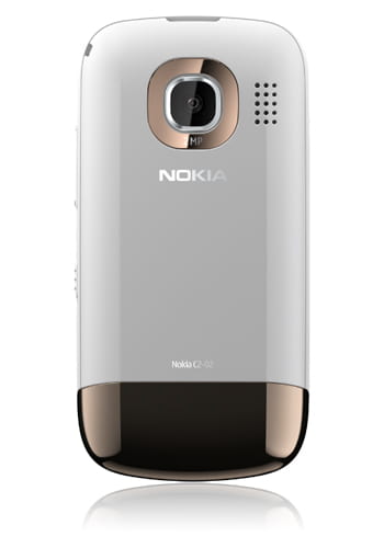 Nokia C2-02 golden white