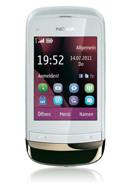 Nokia C2-03 golden white