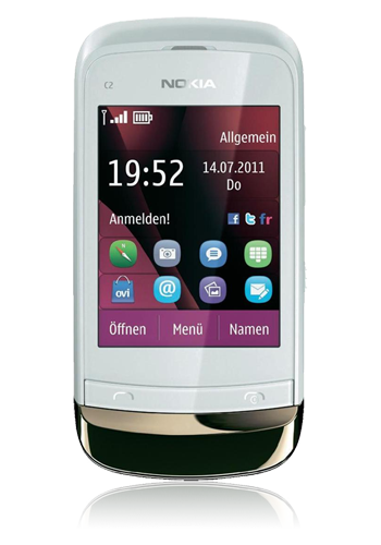 Nokia C2-03 golden white
