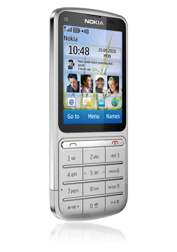 Nokia C3-01.5 Touch and Type silver