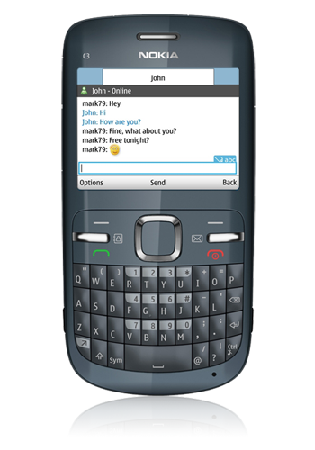 Nokia C3 slate grey