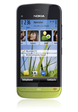 Nokia C5-03 lime green