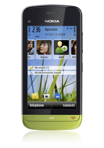Nokia C5-03 lime green