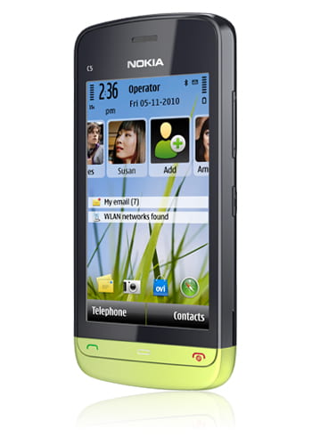 Nokia C5-03 lime green