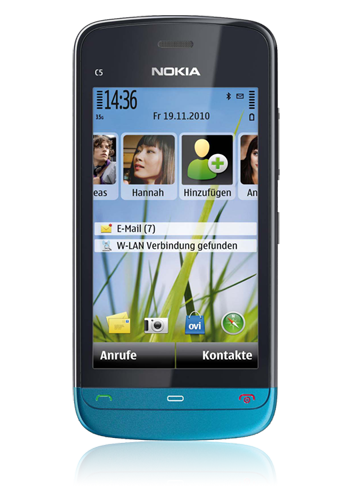 Nokia C5-03 petrol blue