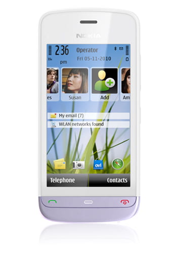Nokia C5-03 white lilac