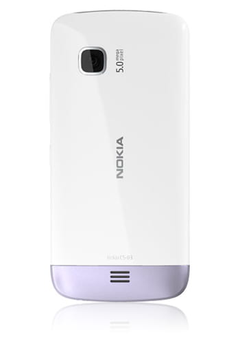Nokia C5-03 white lilac