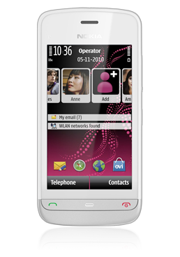 Nokia C5-03 white silver