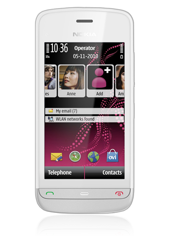 Nokia C5-03 white silver