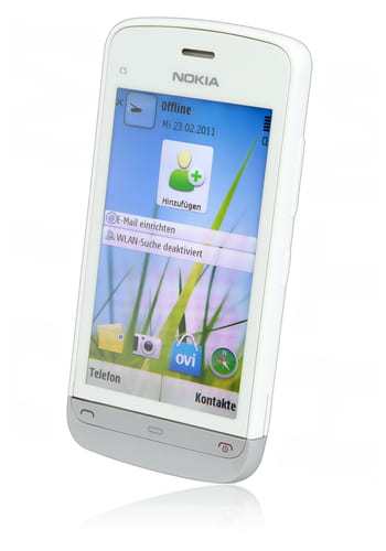 Nokia C5-03 white silver