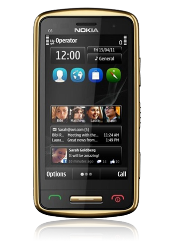 Nokia C6-01 gold edition