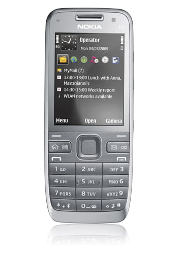 Nokia E52 metal grey aluminium