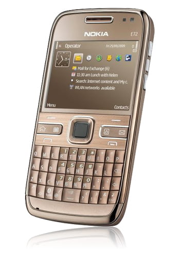 Nokia E72 Navigation topaz brown