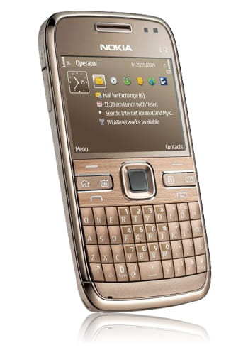 Nokia E72 Navigation topaz brown