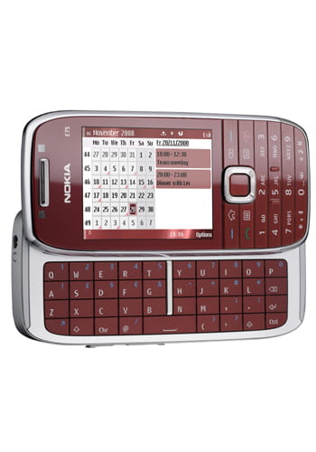 Nokia E75 red