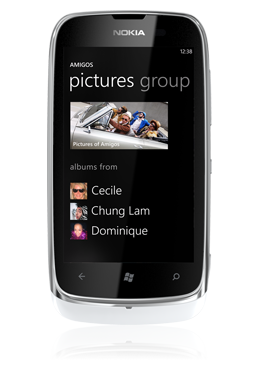 Nokia Lumia 610 white