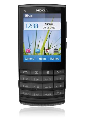 Nokia X3-02 dark metal