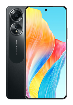 Oppo A58 Dual Sim 128GB, 6GB RAM, Black