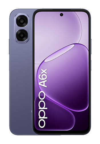 Oppo A6x 4G Dual Sim 128GB, 4GB RAM, Black Purple