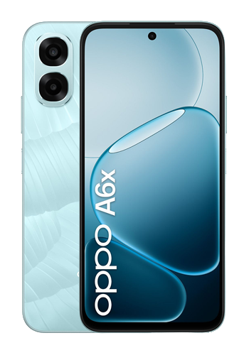 Oppo A6x 4G Dual Sim 128GB, 4GB RAM, Ice Blue