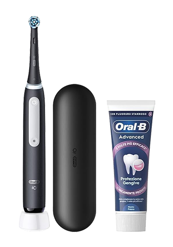 Oral-B iO Series 3 Elektrische Zahnb�rste incl. Ersatzkopf, Reiseetui und Zahnpasta Black