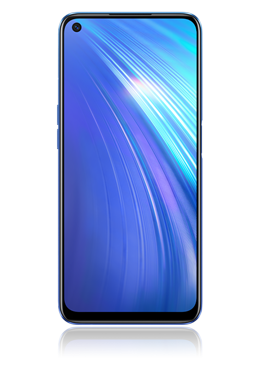 Realme 6 Dual SIM 128GB, 8GB RAM, Comet Blue