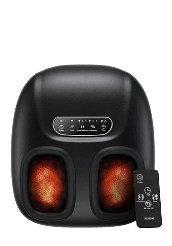 Renpho Fußmassagegerät mit Wärmefunktion Black