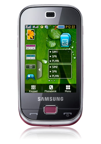 Samsung B5722 sweet pink