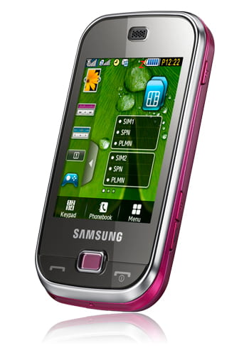 Samsung B5722 sweet pink