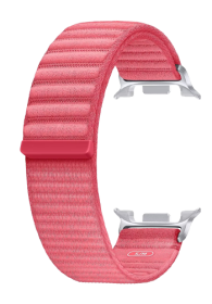Samsung Fabric Band (S/M) Coral Red, f�r Galaxy Watch8 / Watch8 Classic, ET-SVL32SREGEU