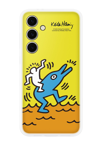 Samsung Flipsuit Case Smiley Yellow, f�r Samsung Galaxy S24 FE, EF-MS721CYEGWW