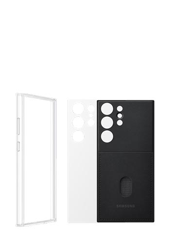 Samsung Frame Cover Black, f�r Samsung Galaxy S23 Ultra, EF-MS918CBEGWW