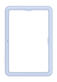 Samsung Frame Cover Navy Blue, f�r Samsung Galaxy Tab S11 Ultra, EF-JX930CNEGWW