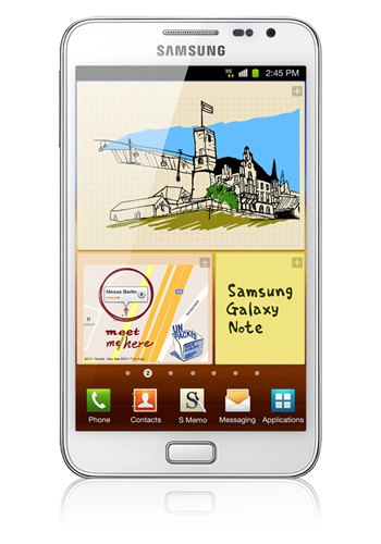 Samsung Galaxy Note 16GB, white, N7000