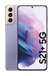 Samsung Galaxy S21 Plus 5G, Dual SIM 128GB, Phantom Violet, G996, B-Ware (Sehr Gut /A-Grade)
