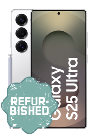 Samsung Galaxy S25 Ultra 512GB, 12GB RAM, Titanium Whitesilver, refurbished