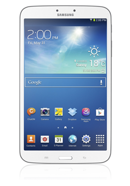 Samsung Galaxy Tab 3 8.0 white, 16 GB, Wi-Fi, 3G, B-Ware