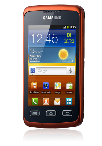 Samsung Galaxy Xcover black orange, S5690