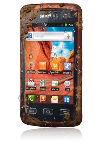 Samsung Galaxy Xcover black orange, S5690