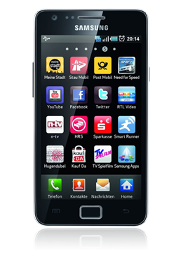 Samsung I9100 Galaxy S2 noble black, 16GB