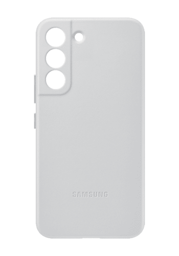 Samsung Leather Cover Light Grey, für Samsung S901 Galaxy S22, EF-VS901LJ