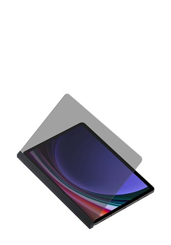 Samsung Privacy Screen Black, f�r Galaxy Tab S9 / S9 FE, EF-NX712PBE