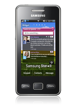 Samsung S5260 Star II onyx black