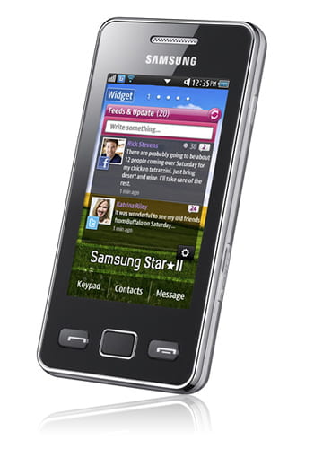 Samsung S5260 Star II onyx black